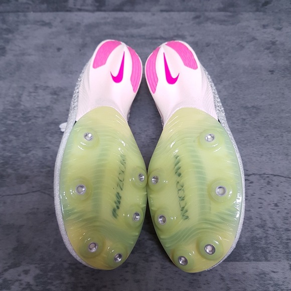 NIKE Air Zoom Victory Track Spikes‎ Mens 4 Women 5.5 White Sail Fierce Pink - Picture 6 of 6